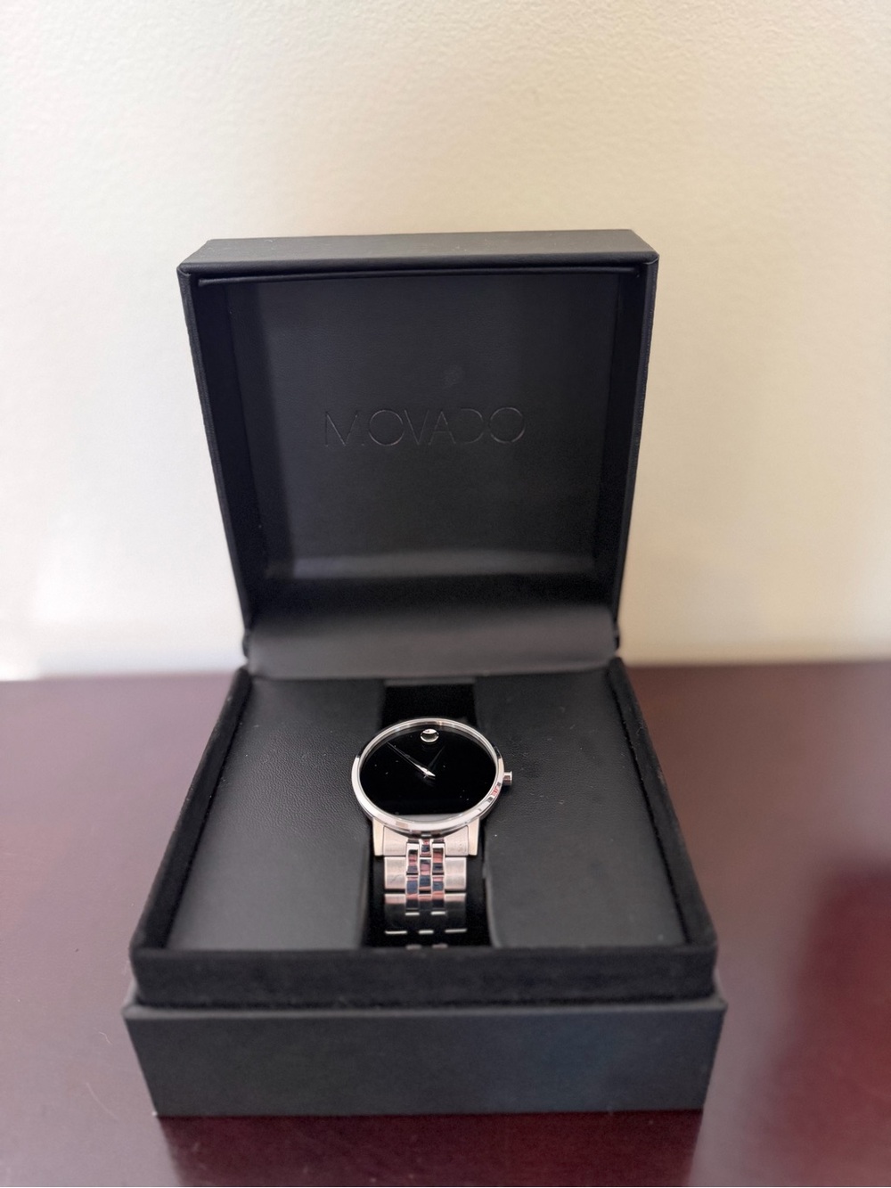 Movado Museum Classic - Black Dial Silver-Tone Bracelet Watch